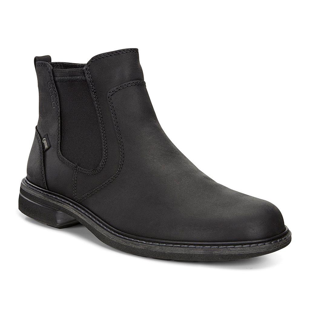 Ecco Turn Mens Chelsea Boots In Black Outlet - India SOE-096487